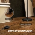 Pastatomas šviestuvas su kojiniu jungikliu