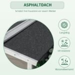 Namelių katėms su terasa ir balkonu, 115 x 66,5 x 74,7 cm