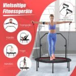 Fitneso treniruoklis su reguliuojamu atraminiu strypu (Raudona)