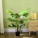 Tikroviškas dirbtinis augalas Monstera Deliciosa 120 cm