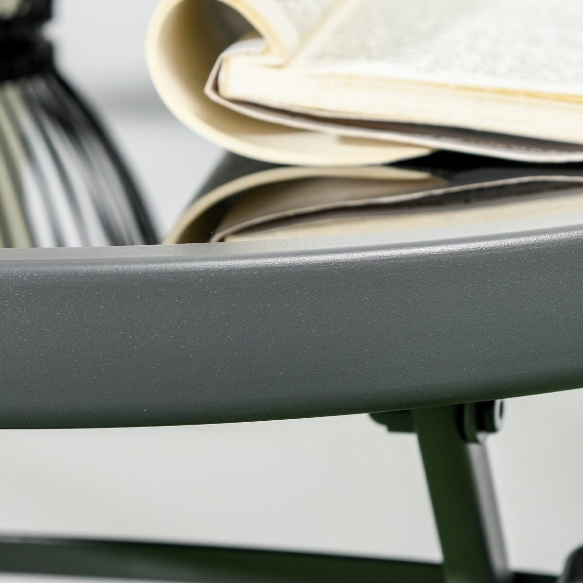 Sulankstomas 3 dalių bistro komplektas su stikliniu stalviršiu