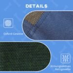 Paaukštintas lauko šunų gultas su stogeliu