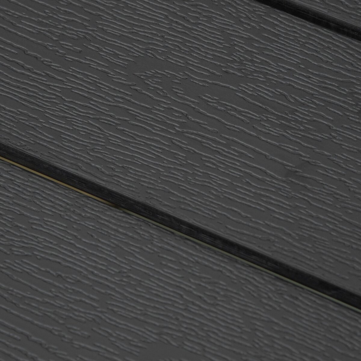 Atsparus oro sąlygoms lauko valgomojo stalas su medžio imitacijos WPC stalviršiu, 190x84,5x72 cm