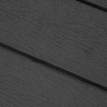 Atsparus oro sąlygoms lauko valgomojo stalas su medžio imitacijos WPC stalviršiu, 190x84,5x72 cm