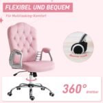 Ergonomiška biuro kėdė su reguliuojamu aukščiu ir svyravimo funkcija