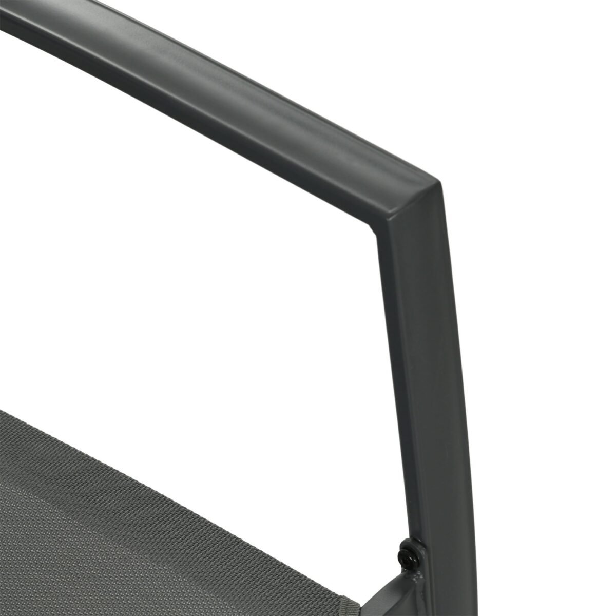 Lauko baldų komplektas: stalas ir 4 sukraunamos kėdės