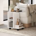 C formos pagalbinis staliukas su ratukais