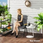 Lauko pagalvėlė su atlošu ir galvos atrama atspari vandeniui