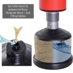 Reguliuojamo aukščio pastatomas bokso maišas su amortizacija