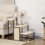 Katės laipteliai su 3 pakopomis ir draskykle