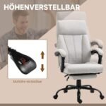 Masažinė biuro kėdė su šildomu juosmeniu