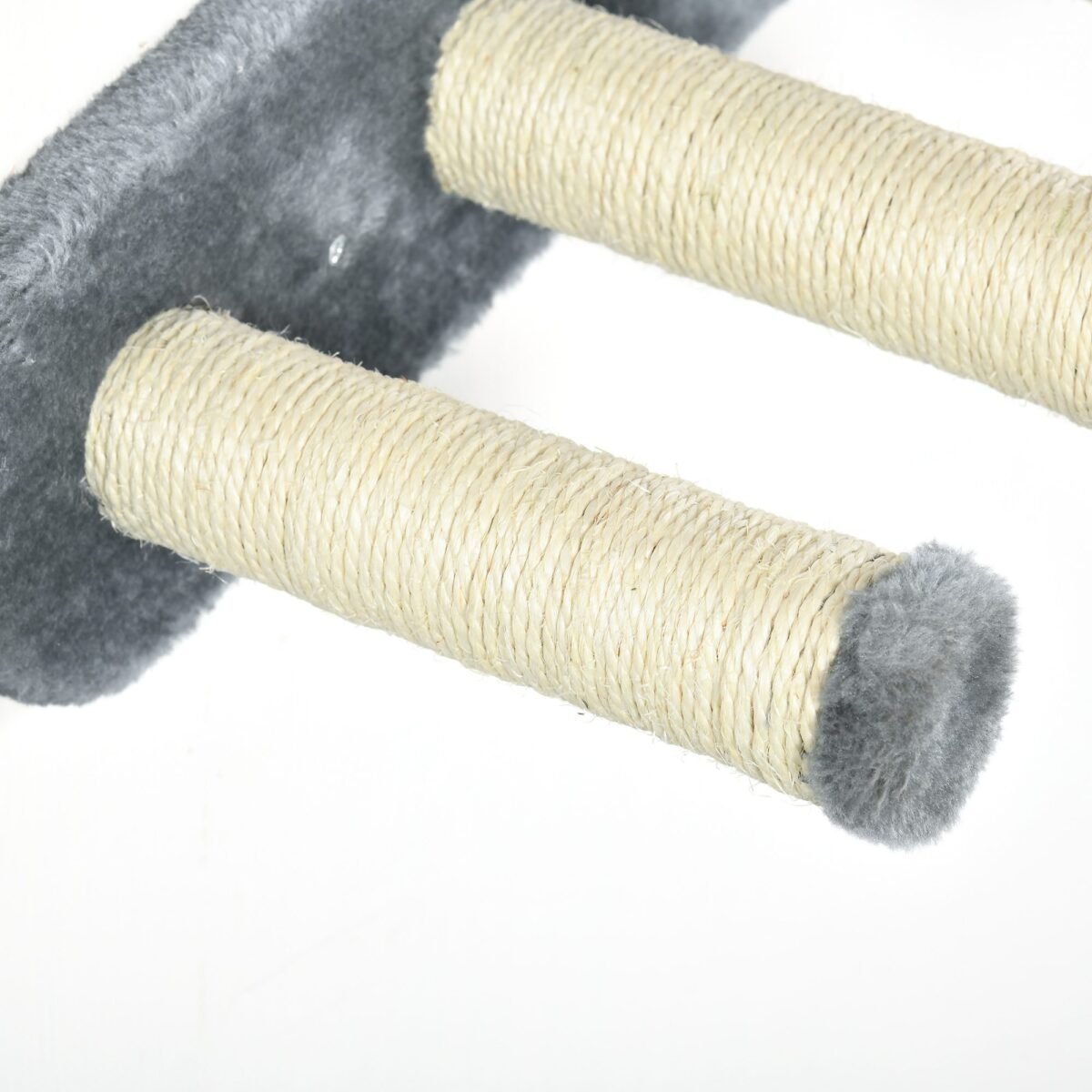 4 dalių kačių sieninis laipiojimo rinkinys su pliušu ir sizaliu