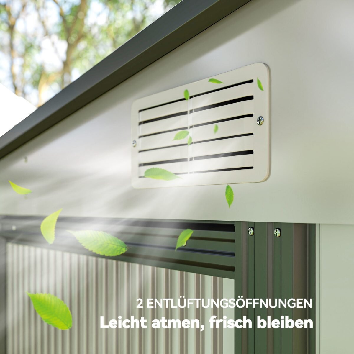 Sandėliavimo namelis su šlaitiniu stogu ir pamatais 2,81 m²