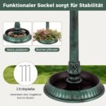 Vandens telkinys su saulės šviesa ir gėlių vazonais (Žalia)