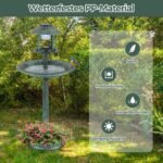 Vandens telkinys su saulės šviesa ir gėlių vazonais (Žalia)