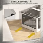 Sulankstoma laikymo dėžė su ratukais