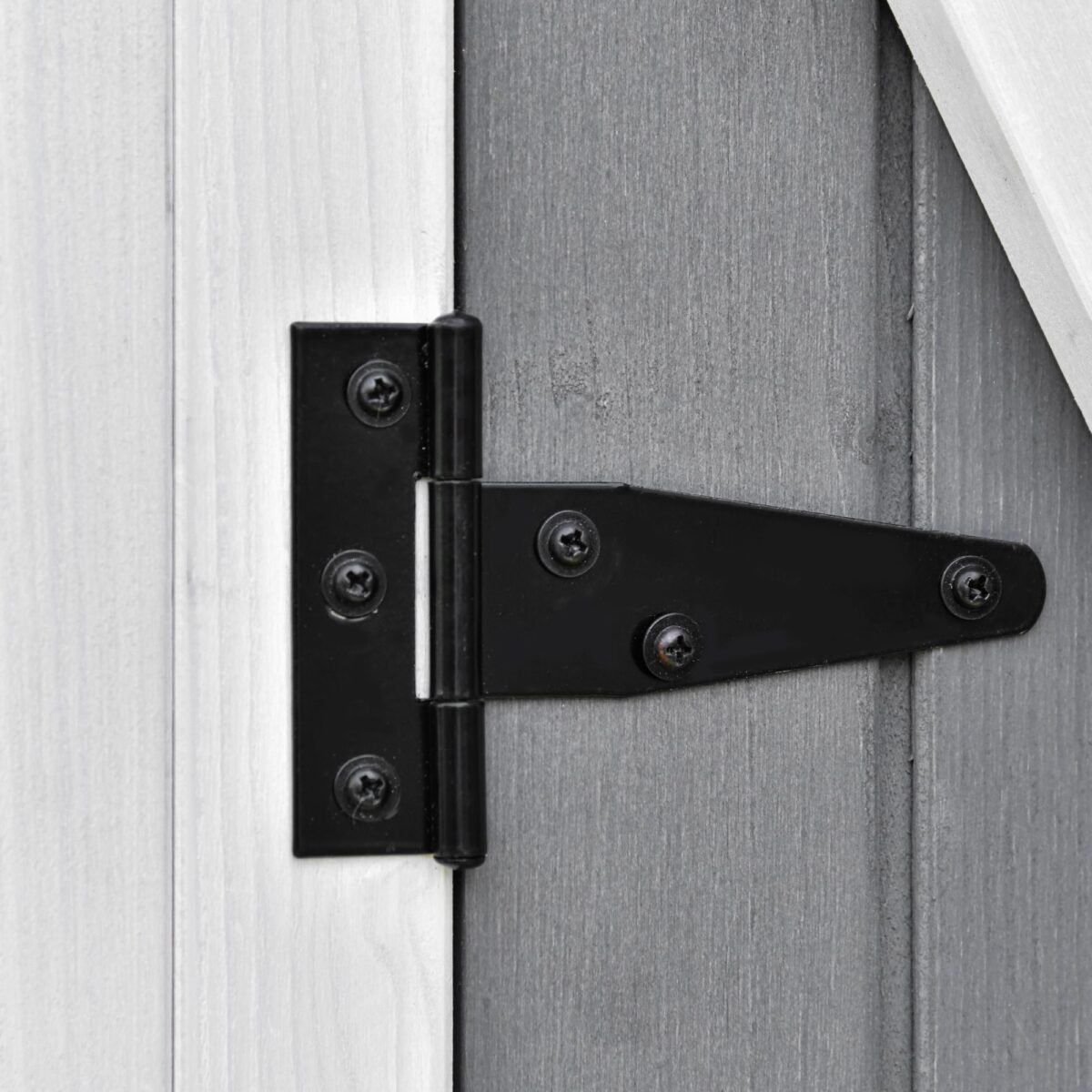 Sodo sandėliukas su darbastaliu ir bituminiu stogu