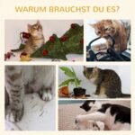 Industrinio dizaino kačių draskyklė su plieniniu rėmu