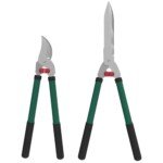 Dviejų dalių sodo žirklių rinkinys: 40 cm genėjimo žirklės su nepridegančia danga ir sodo žirklės