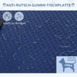 Reguliuojamo aukščio sulankstomas gyvūnų priežiūros stalas su apatiniu krepšiu