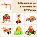 Vaikiškas medinis dirbtuvių stalas su priedais ir lenta (Įvairiaspalvė)