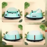 Vaikiškas autoskuteris su 360° pasisukimu ir nuotoliniu valdymu