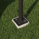 Įbetonuojamas metalinis skėčio stovas