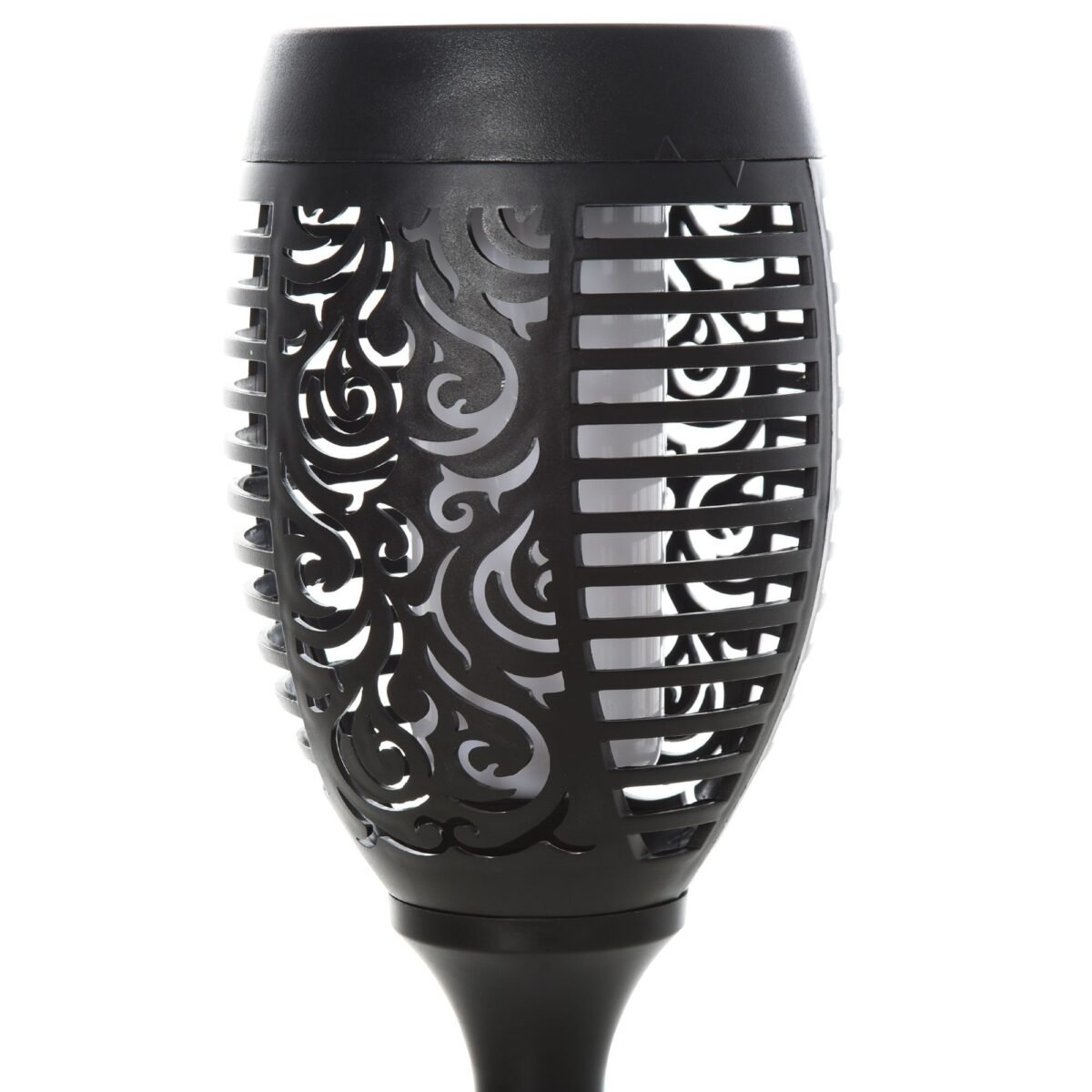 4 vnt. įsmeigiamų soliarinių sodo šviestuvų su mirgėjimo efektu