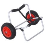 Sulankstomas kanojų ir kajakų vežimėlis 90 kg keliamosios galios