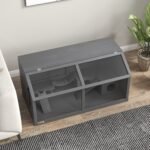 Graužikų narvas iš eglės medienos su priedais