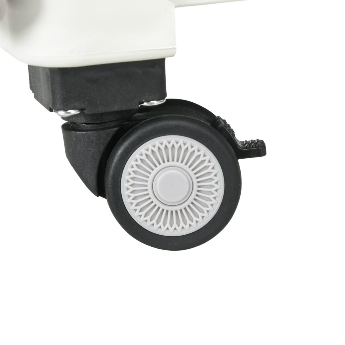 Sulankstomas transportavimo vežimėlis su laiptakopiais ratais