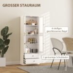 Virtuvinė spintelė su stalčiais ir stiklinėmis durelėmis