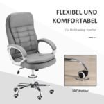 Ergonomiška biuro kėdė su supimo funkcija