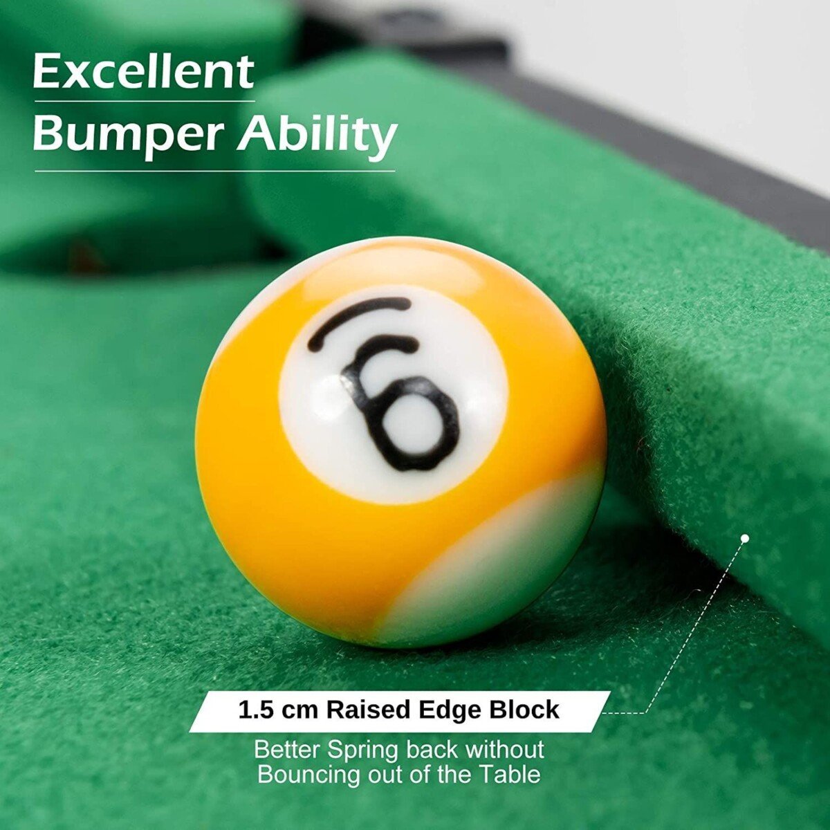 Nešiojamas mini biliardo stalas vaikams (Žalia)