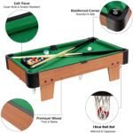 Nešiojamas mini biliardo stalas vaikams (Žalia)