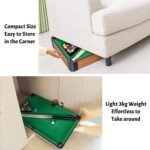 Nešiojamas mini biliardo stalas vaikams (Žalia)