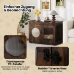 Daugybės funkcionalumų šunų narvas-baldas (Ruda)