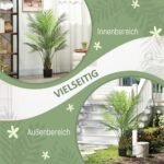 Dirbtinė Arekos palma, 120 cm aukšta, atspari UV spinduliams