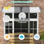 Stoglangis durims ir langams 122x99 cm (Pilka)