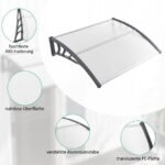 Stoglangis durims ir langams 122x99 cm (Pilka)