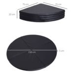 Apvalus 5 cm storio matrasas šokių stulpui