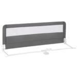 150 cm sulankstomas vaikiškos lovytės apsauginis bortelis (Pilka)