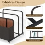 Lauko daiktų dėžė su ratukais ir skyriais (Ruda)