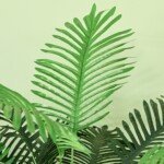 Dirbtinė palmė 1,6 m aukščio su realistiniais lapais