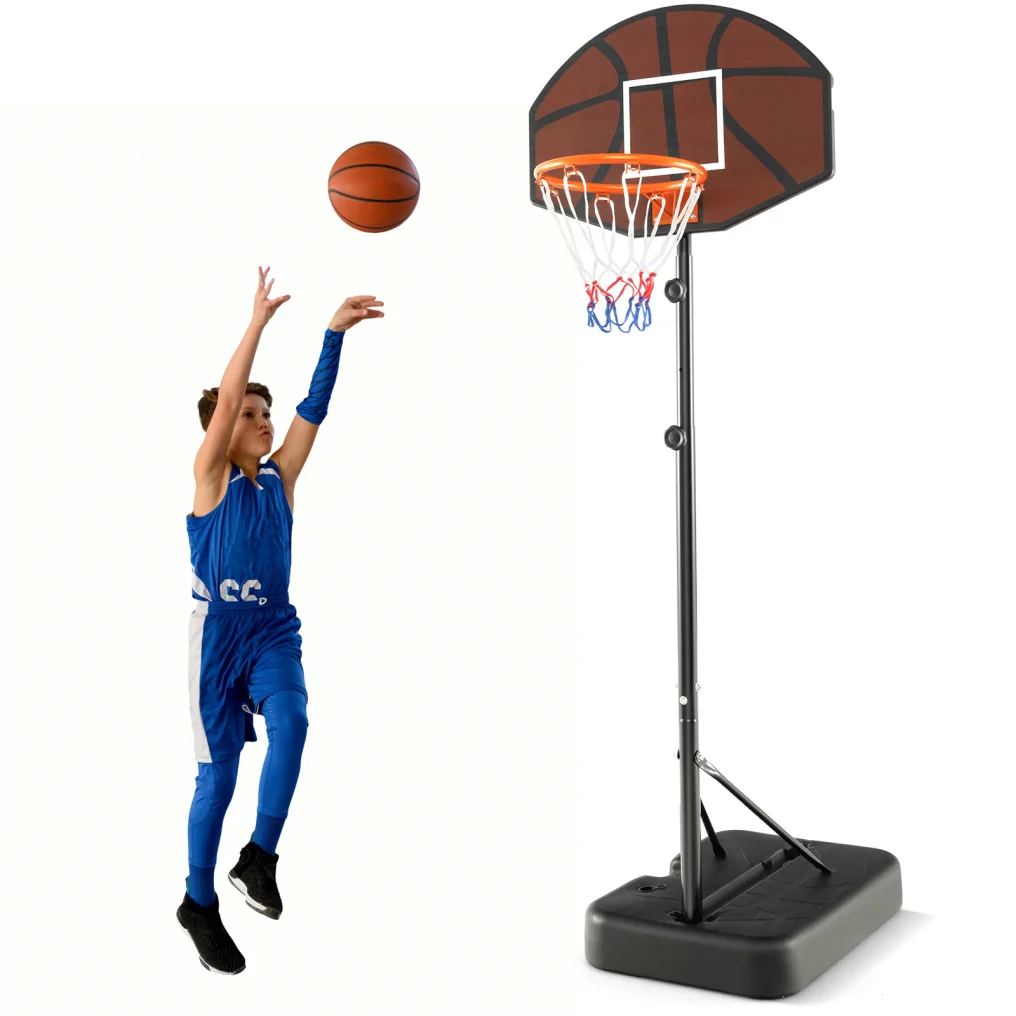 1720775671_Basketball_Hoop_Height_Adjustable_for_Kids-4.jpg_big1016 Reguliuojamo aukščio krepšinio stovas (Juoda)