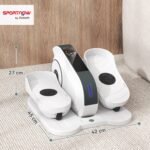Sėdimas mini elipsinis treniruoklis su LCD ekranu ir nuotolinio valdymo pulteliu