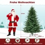 Dirbtinė kalėdinė eglutė su LED apšvietimu 213 cm (Žalia)