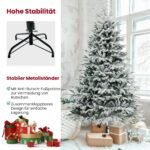 Dirbtinė eglutė su sniegu ir LED apšvietimu (Žalia)