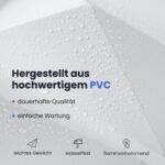 3D deimantinės sienų panelės 50x50 cm baltos (20 vnt) (Balta)