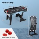 Sulankstomas „Air Hockey“ stalas su LED ekranu (Juoda)